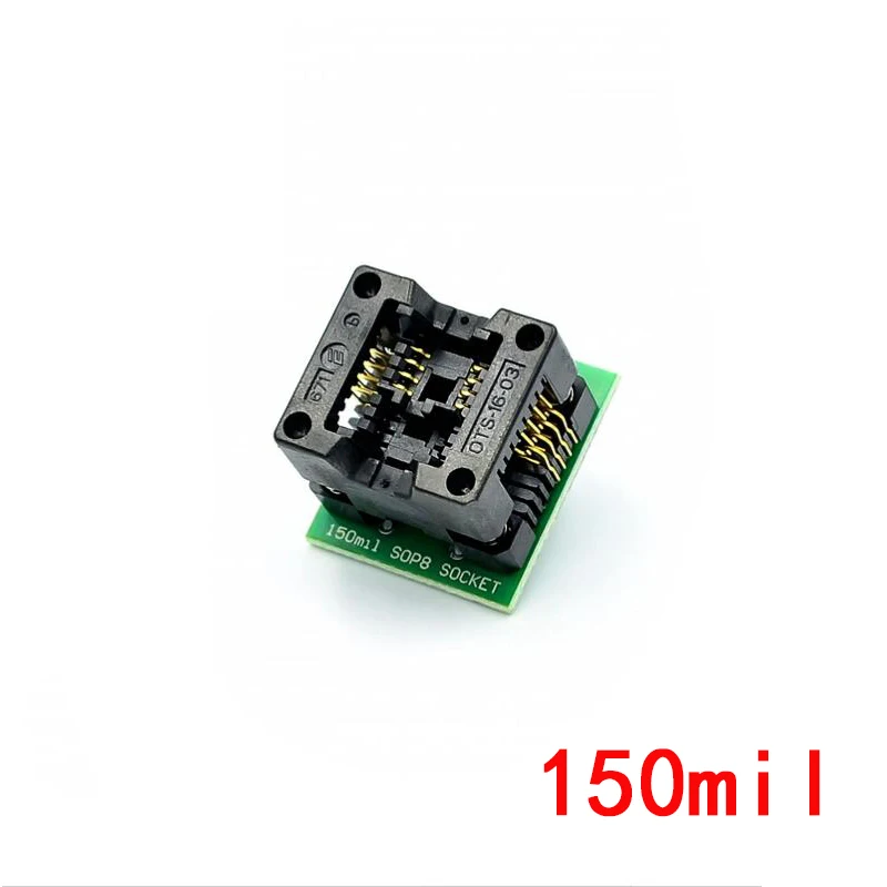 SOIC8 SOP8 К DIP8 широкое сиденье 150/200 мил программист адаптер гнездо синий SA602 IC Тест