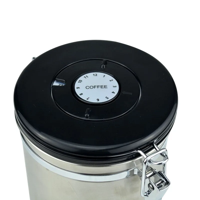 Прочная герметичная кофейная канистра контейнер из нержавеющей стали банка для