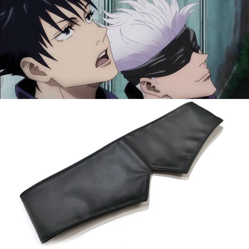 

Costume Eyewear Eye Mask Anime Cosplay Props Black Pu Eye Patch