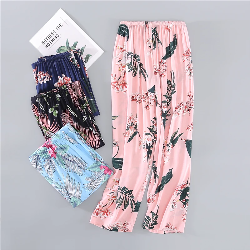 Женские брюки на весну и лето тонкие хлопковые штаны для дома кондиционирования