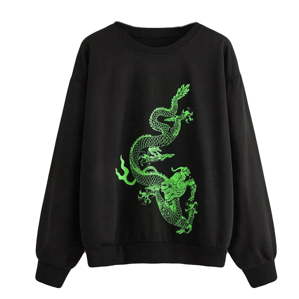 Женские топы с круглым вырезом и принтом животных пуловеры толстовки крутой