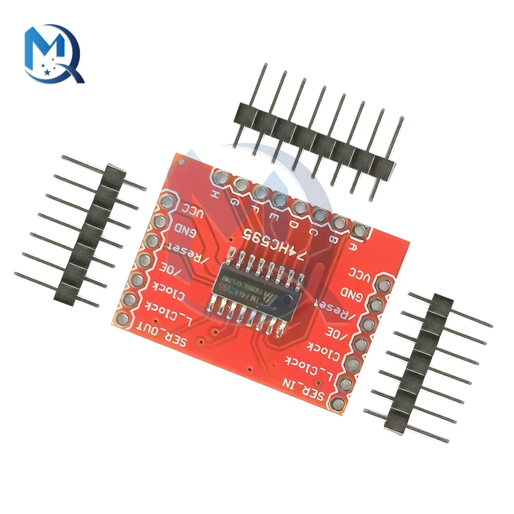 74HC595 DC3.3-5V Expansion Module Shift Register With Standard Serial (SPI) Interface