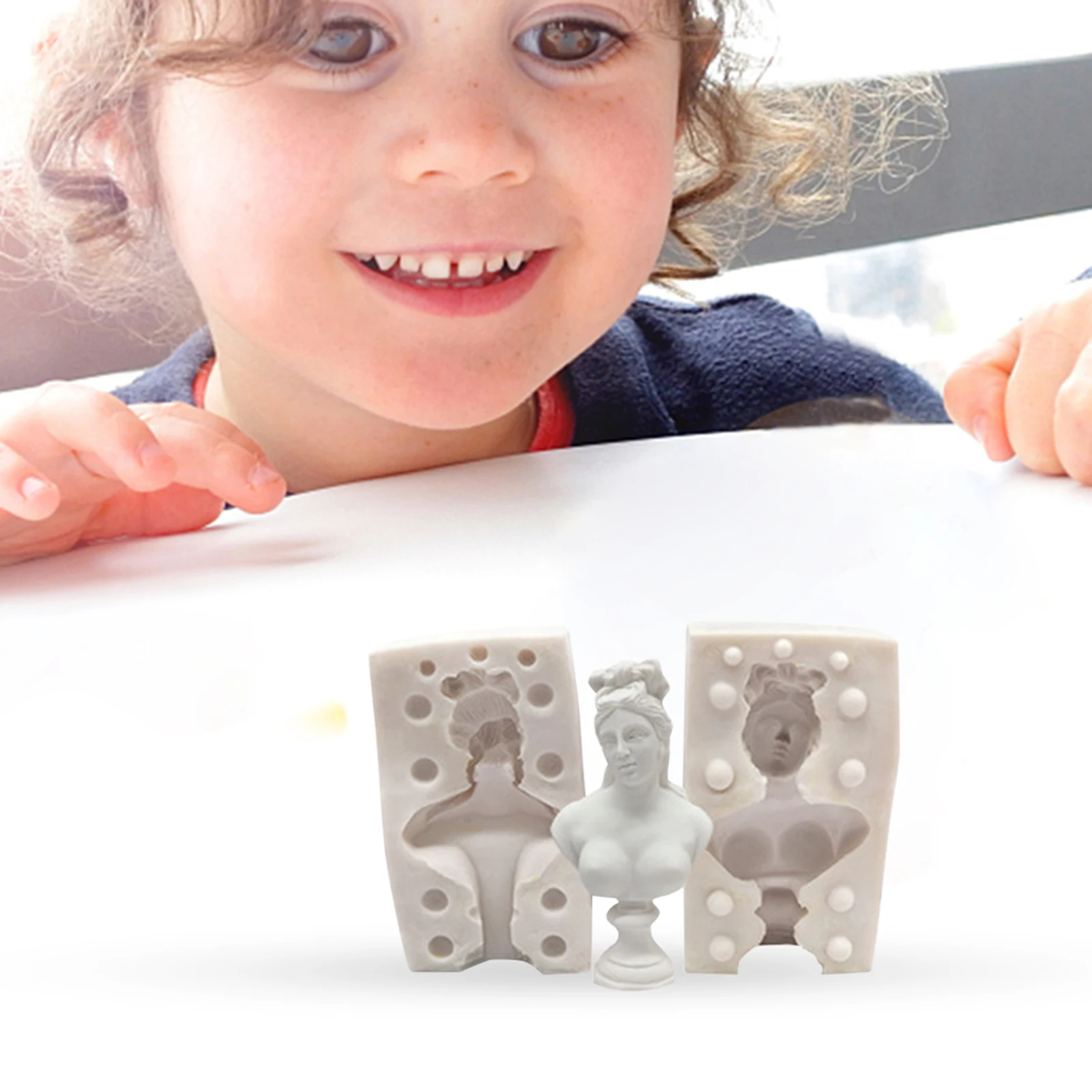 Форма для груди 3D пластырь силиконовая форма мыла статуи венерины из смолы 6 форм