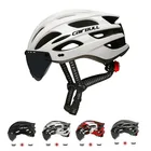 54-61 см ультра Светильник Велоспорт Шлем Для мужчин Для женщин Для мужчин велосипедный шлем с съемный козырек и хвост светильник шлем MTB дорожный шлем для мотоцикла