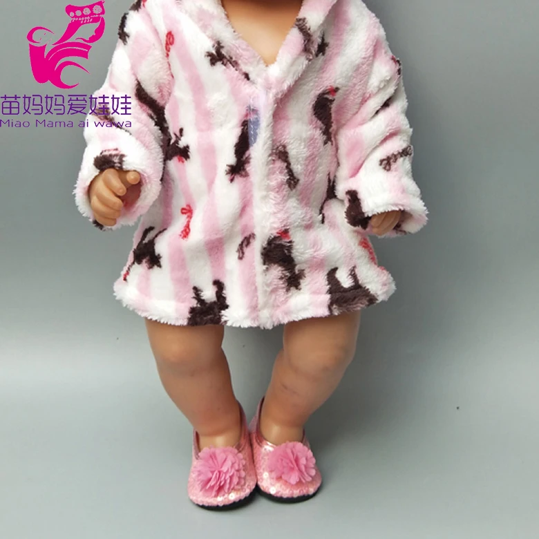 Кукольное пальто Для Куклы 40 см 43 зимний халат для куклы 17 дюймов Зимняя Одежда |