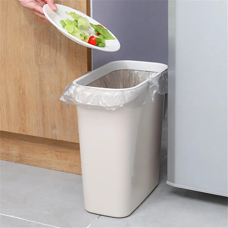 

High Quality Waste Bin Trash Can Trash Office Bathroom Kitchen Trash Box Living Room Bedroom Waste Bin