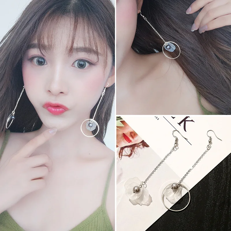 

Sailing Rain 925 Silver Heart Earring Women Girl Brides Romantic Wedding Fashion Jewerly Birthday Party Gift Drop Earring