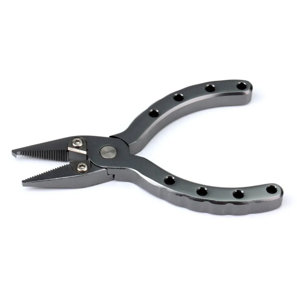 

Mini Portable Aluminum Alloy Fishing Pliers Braid Cutter Split Ring Pliers Hook Remover Outdoor Fishing Tackle Tool