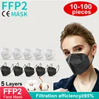 Маска для лица FPP2 neгра CE KN95 5 слоев смешанных цветов Mascarilla FFP2 KN95 Homologada FFP3 маска FFP 2