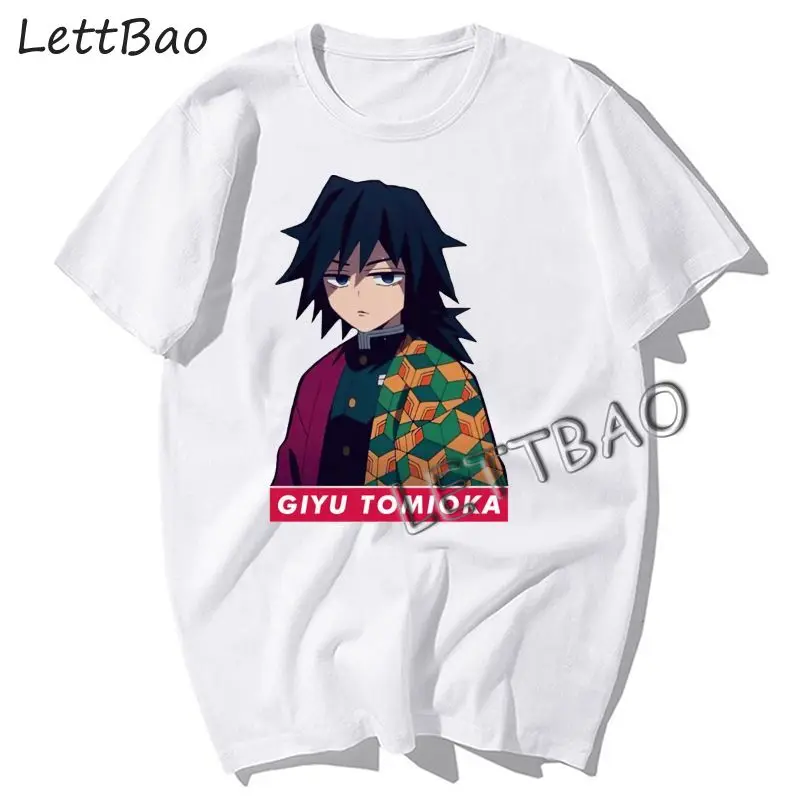 

Винтажные Kimetsu без Yaiba демон убийца с забавным мультипликационным принтом Футболка для женщин Harajuku футболка демон аниме футболка Графическ...