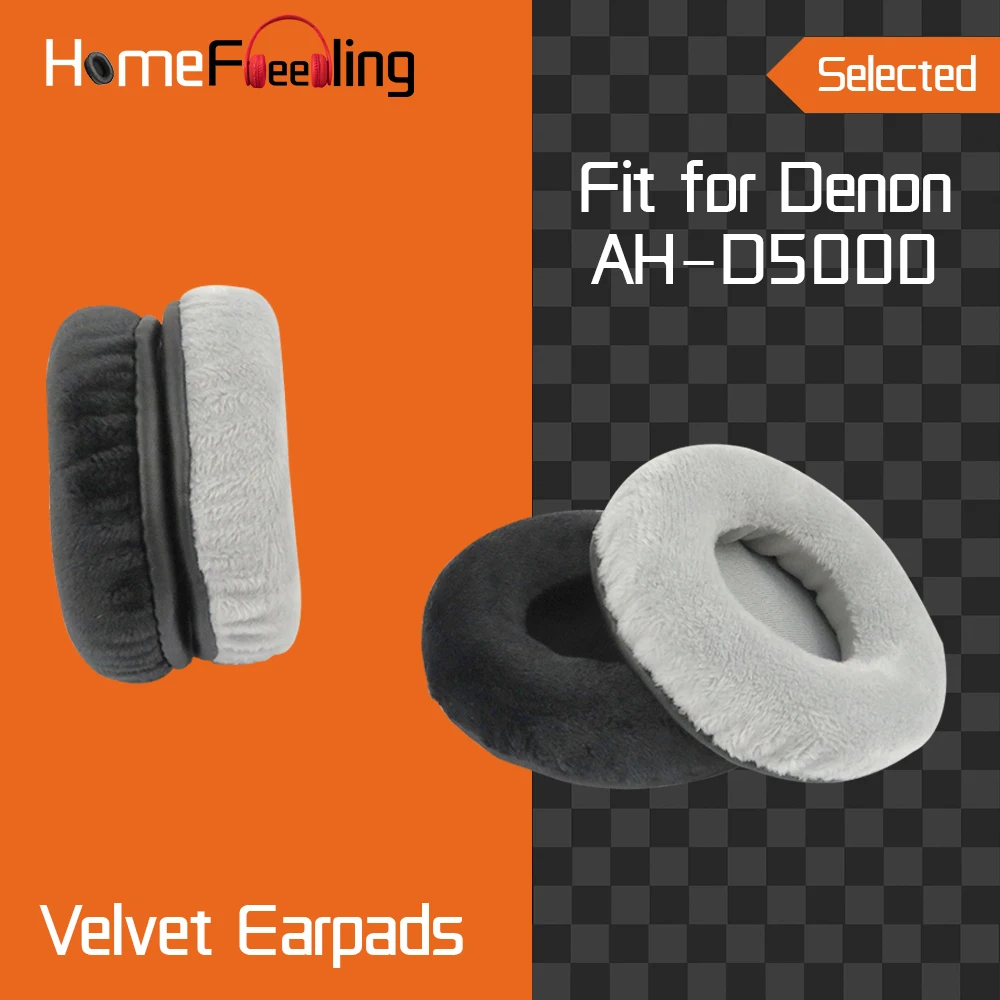 

Homefeeling Earpads for Denon AH D5000 Headphones Earpad Cushions Covers Velvet Ear Pad Replacement