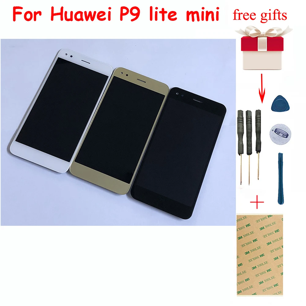 Новый сенсорный ЖК экран для Huawei P9 lite mini дигитайзер датчик Y6 Pro 2017 дисплей SLA L02 L22 L03