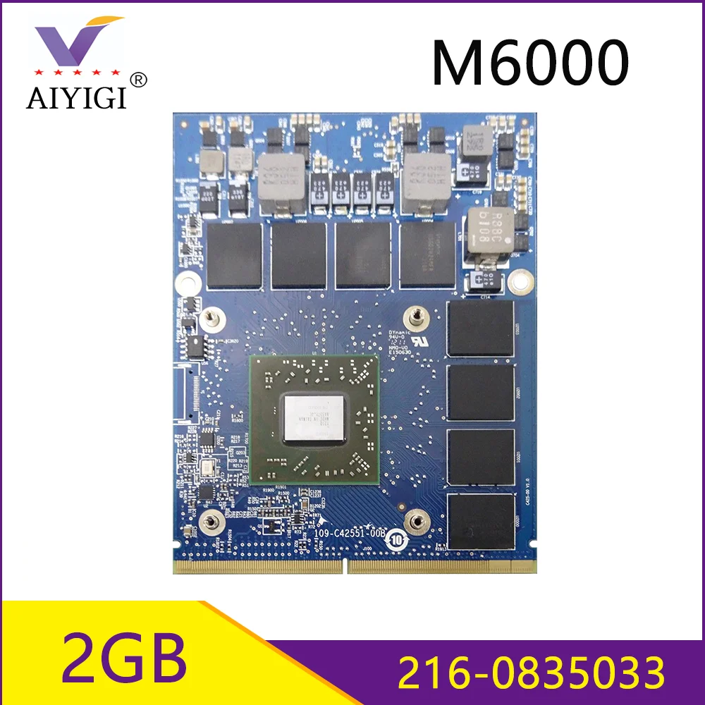 Оригинальная видеокарта FirePro M6000 GDDR5 2 Гб 216 0835033 с X кронштейном для ноутбука Dell M4600