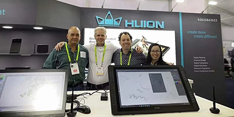 Huion Kamvas Pro 16 цифровой планшет без батареи ручка дисплей графический планшет монитор для рисования с наклоном стекло AG