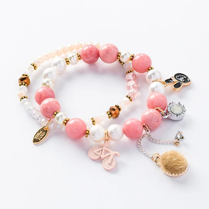 2018 Новое корейское украшение в виде цветка имитация с жемчугом кристаллами