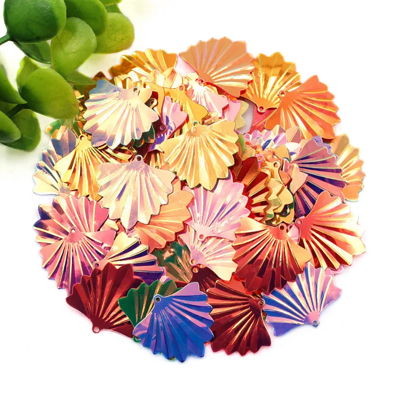 

400pcs PVC Leaf Sequins Flower For Clothing Accssory DIY Garment Art Decoration Jewelry Making Children's Handmade Materials