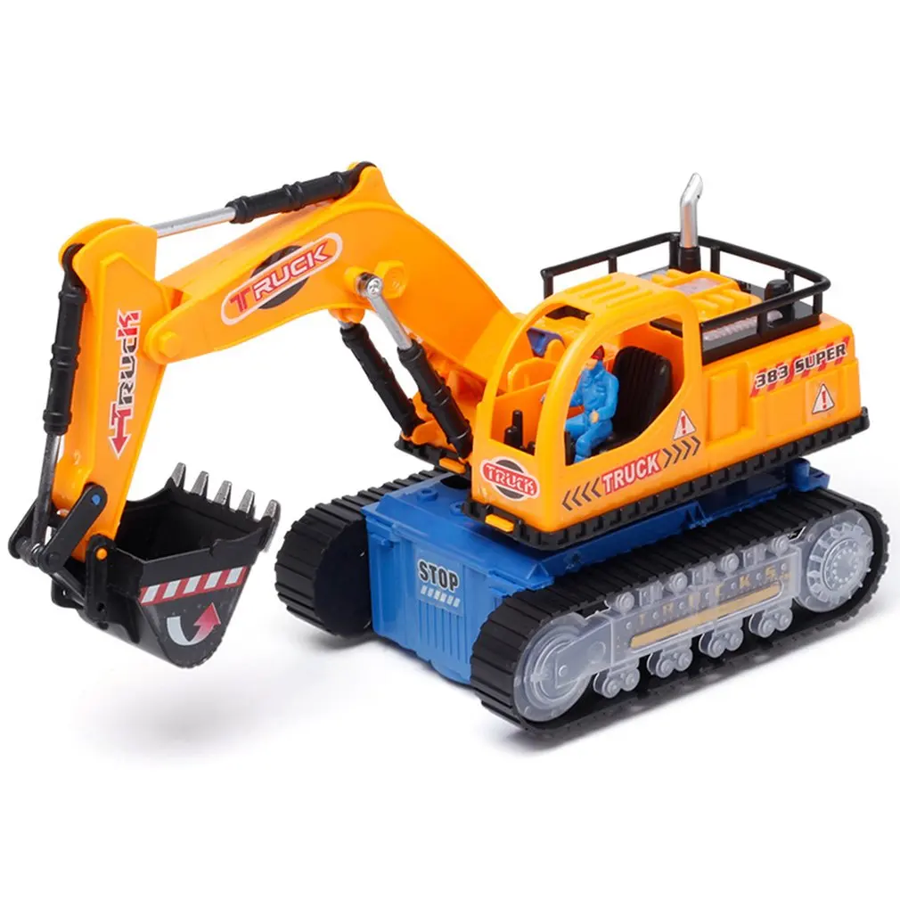 

Electric Truck LED Light Music Excavator Universal Wheel Car Toys Kids Model Construction Vehicle Educational Toy Gifts