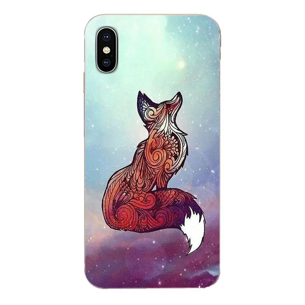 Мягкие термополиуретановые чехлы с животными и милой лисой кошкой для huawei P7 P8 P9 P10