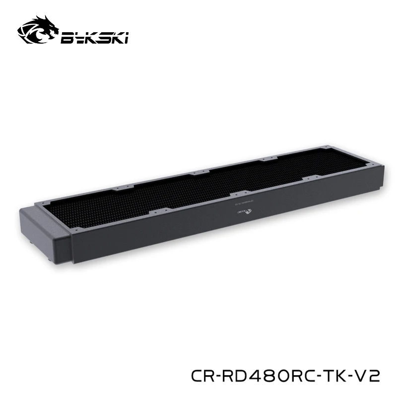 Черный медный радиатор Bykski с водяным охлаждением диаметр 40 мм толщина около