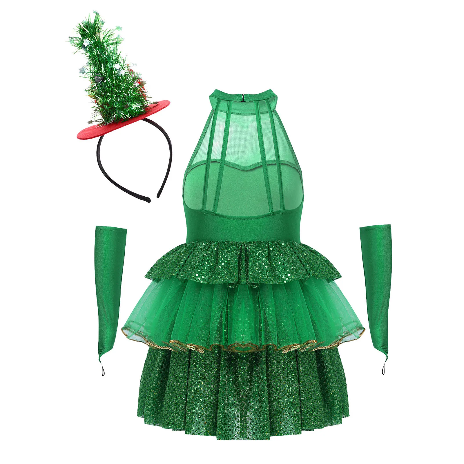 Рождественское платье с изображением эльфа для маленьких девочек костюм Санта