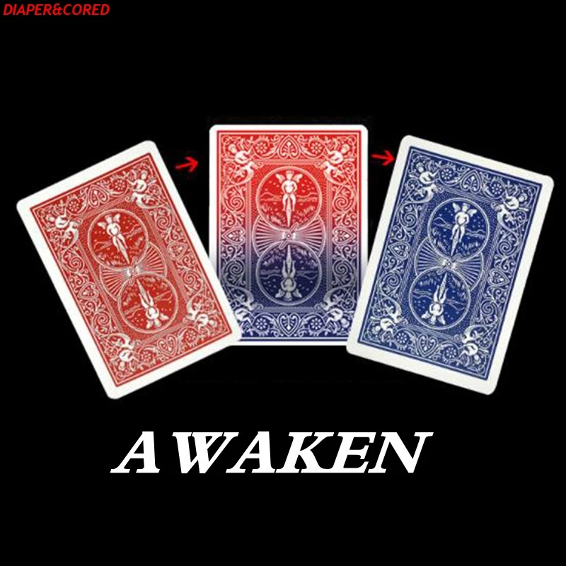 

Изменение от Ллойда Барнса, волшебные фокусы, изменение цвета, покерная карточка, реквизит для магических бросков, реквизит для крупного плана, трюки, магия, игрушки, шутка, магия