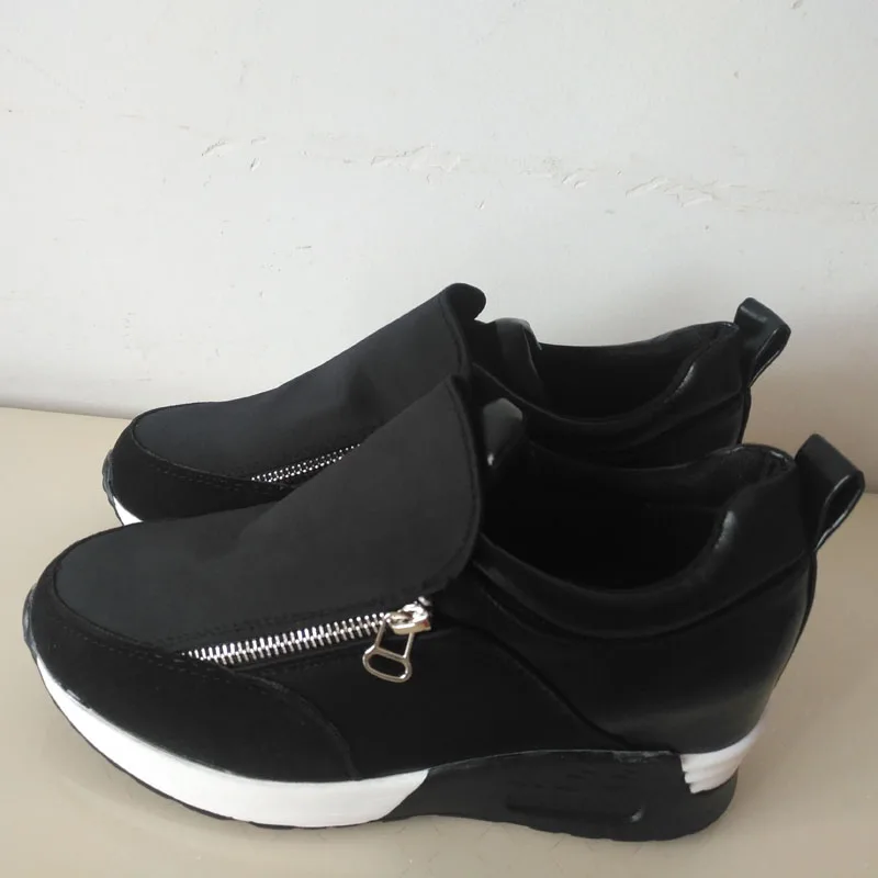 E TOY/женские кроссовки для бега пеших прогулок на толстой подошве платформе