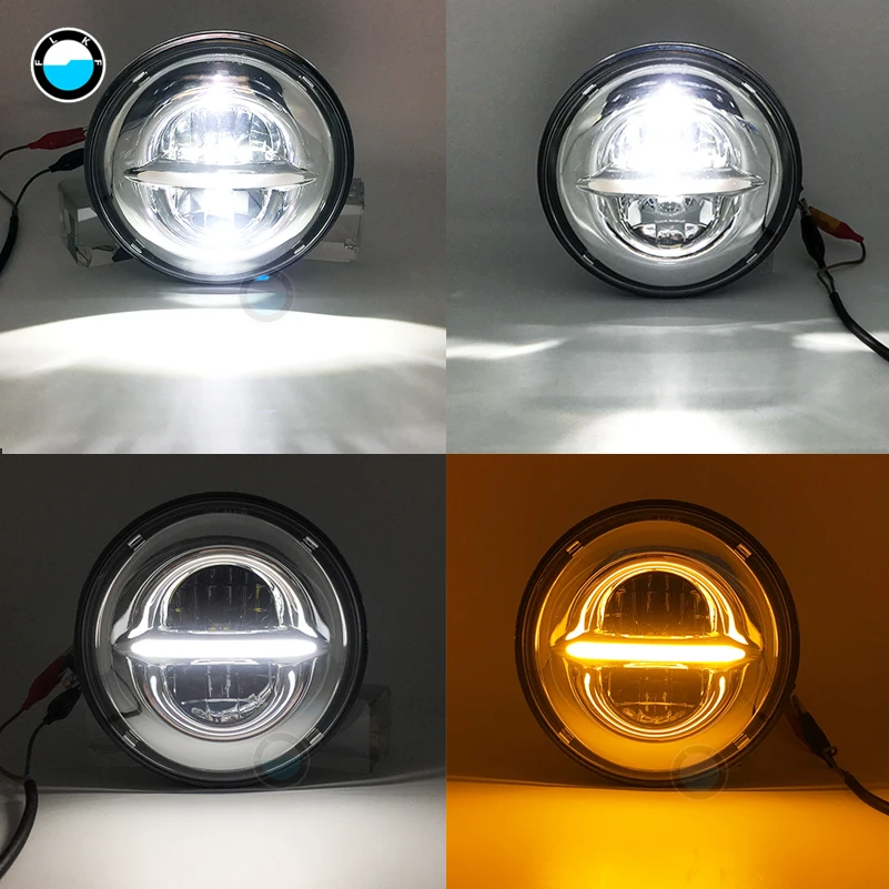 7-дюймовые СВЕТОДИОДНЫЕ Фары H4 H13 дальний и ближний свет 7-дюймовый корпус ковша