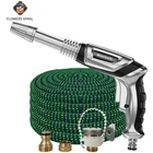 Новый гибкий садовый шланг, универсальный садовый поливочный шланг, ЕС, автомобильный водяной пистолет для наружного капельного орошения, прямые продажи