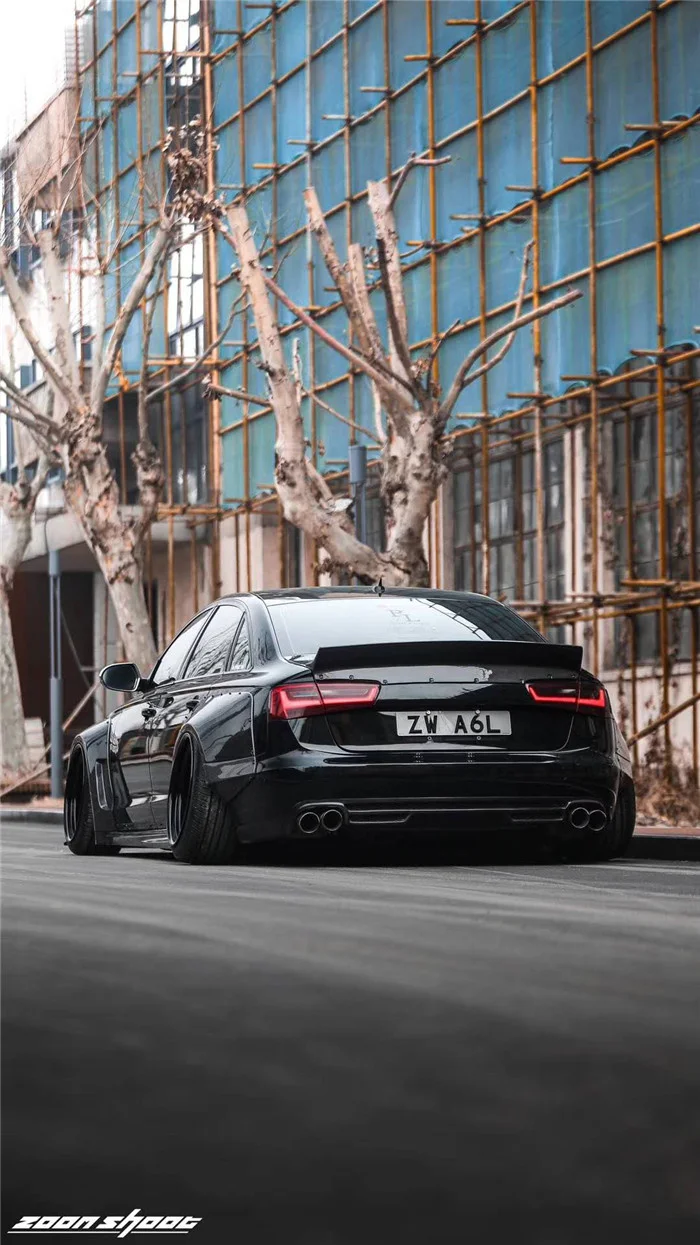 

Костюм для A6, Audi S6, Rs6, комплект с широким ободком тела, углеродное волокно, передняя губа, боковая юбка, колесо, хвост бровей