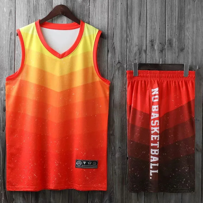 Мужские женские детские баскетбольные комплекты из джерси униформа спортивный
