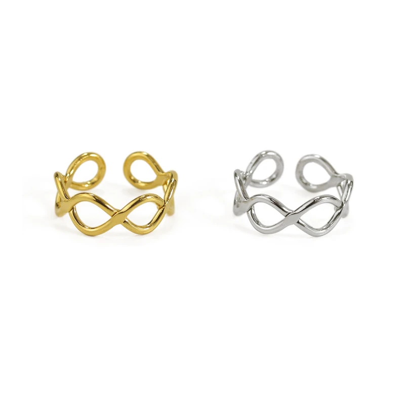 

TOSAKO Rings Gold Color Vintage Simplicity Female Jewelry Geometric Trend