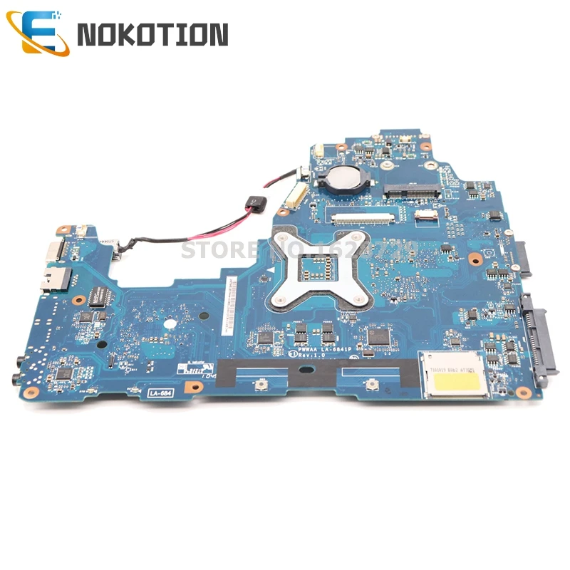 NOKOTION материнская плата для ноутбука Toshiba Satellite C660 основная плата K000111590 PWWAA LA-6841P GL40 DDR3 Бесплатный процессор