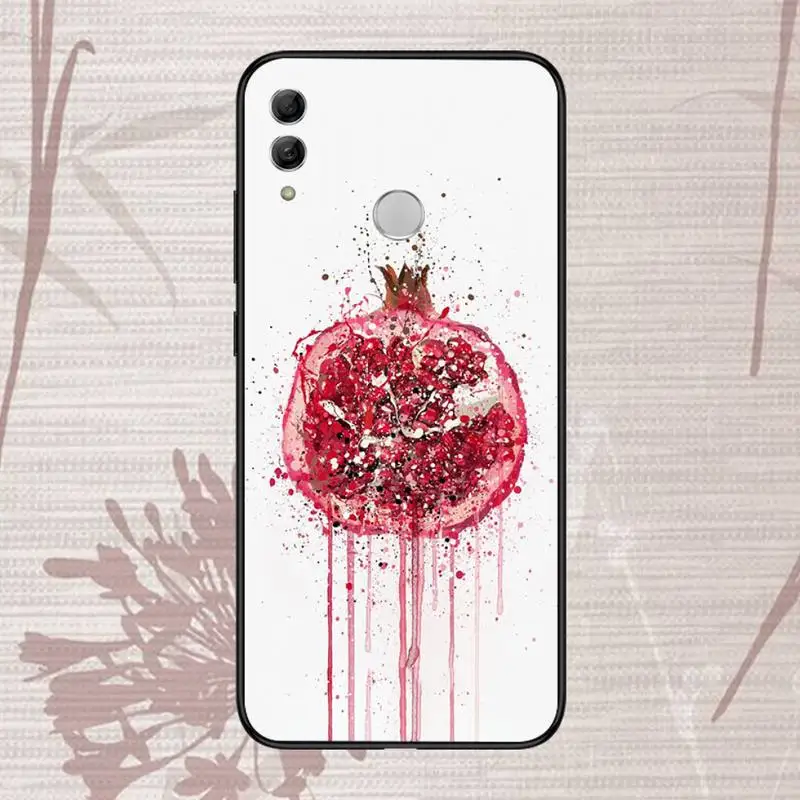 

Watercolor fruit Painted Phone Case For Huawei Honor 7C 7A 8X 8A 9 10 10i Lite 20 NOVA 3i 3e