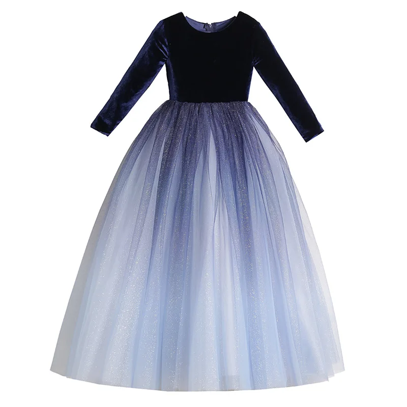 Girls Wedding Kids Dresses For Girl Party Flower Dress Teenage Lace Princess Summer Gown Children Bridesmaid Vestidos | Детская одежда