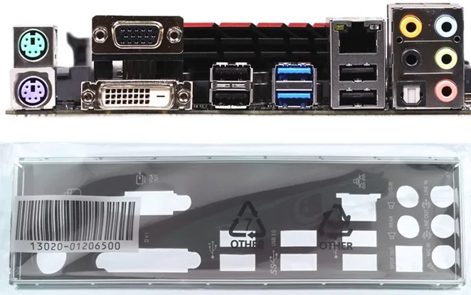 

Новая задняя панель I/O для материнской платы, просто защитная задняя панель, бесплатная доставка