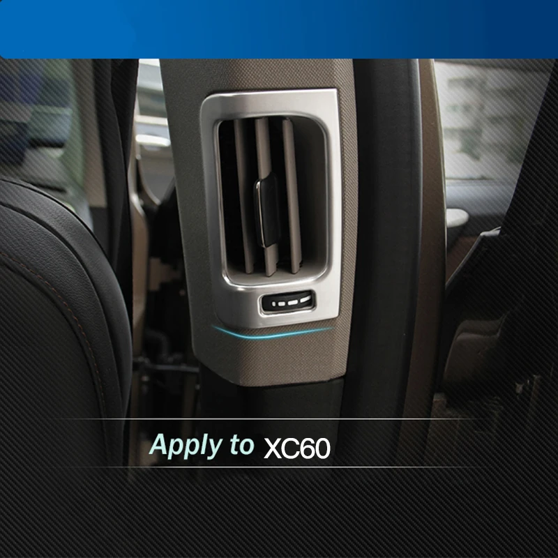 Аксессуары из нержавеющей стали для volvo XC60 2009 17|Наклейки на автомобиль| |