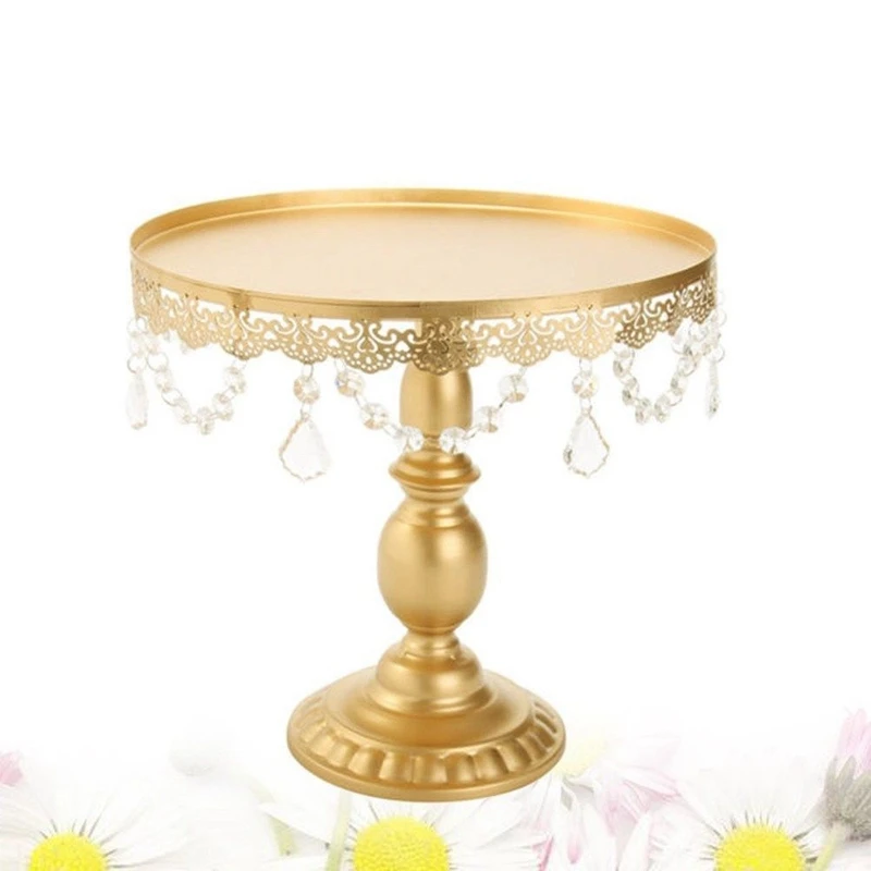 Золотой зеркальный Свадебный десертный поднос подставка для торта Свадебная