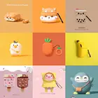 Чехол для Airpods 1, 2, силиконовый, с изображением собачьей лапы корги утиный Пингвин, Bluetooth