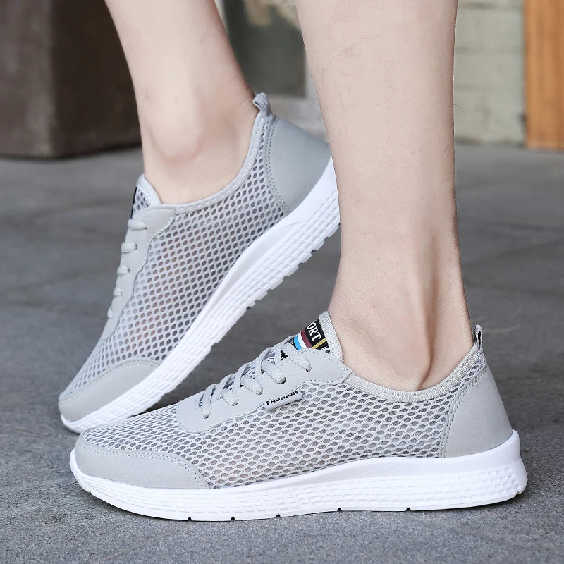

big Size 50 Mens Sneakers Breathable Light Running Shoes Lace-Up Jogging Shoes Man Sneaker Anti-Odor Male Casual Shoes 2021