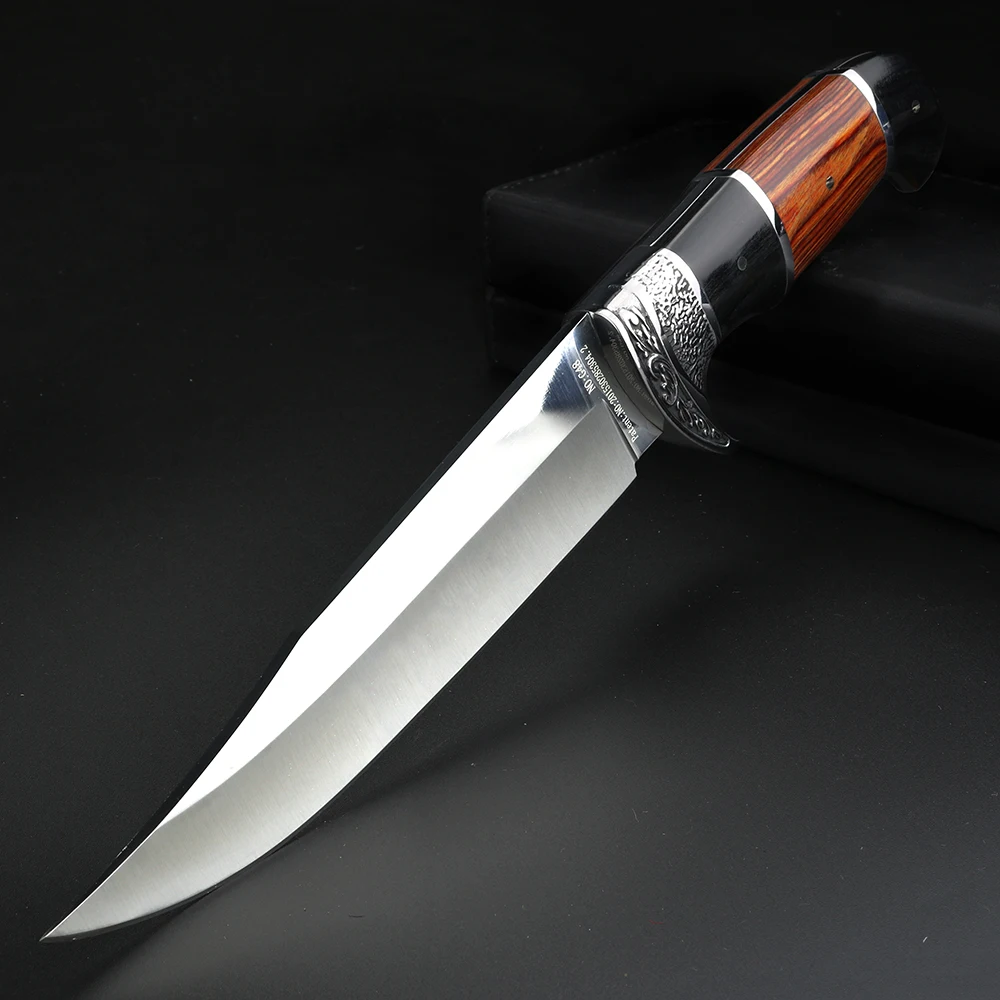 

Нож для выживания XUAN FENG, походный нож, охотничий нож с деревянной ручкой, нож ручной работы с фиксированным лезвием, инструменты для повседн...