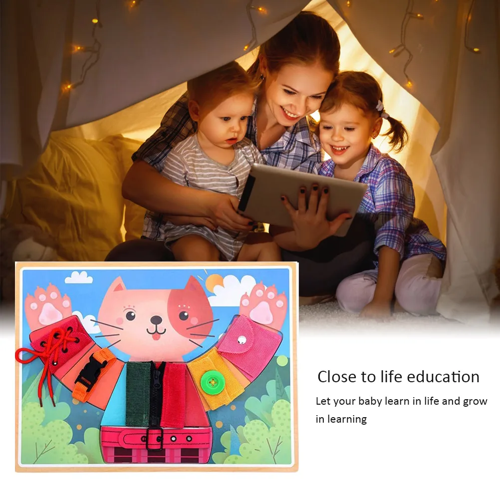 Детские Игрушки для раннего обучения базовые предметы жизни обучающая доска