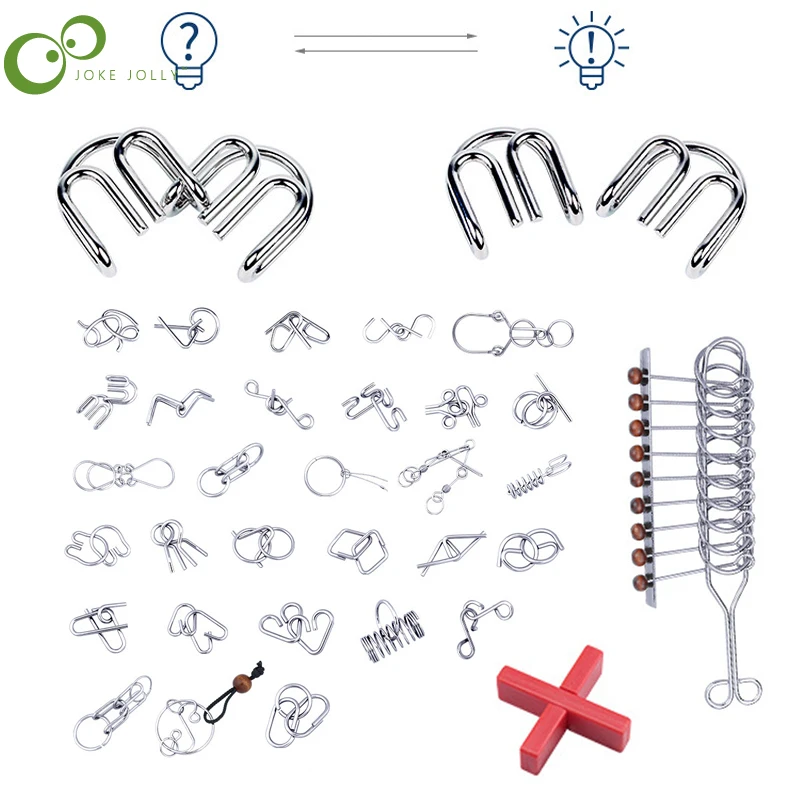 Металлические головоломки для детей и взрослых игрушки снятия стресса | Игрушки