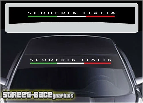 

For SS2013 Alfa Romeo Scuderia Italia windscreen sunstrip graphics stickers decals