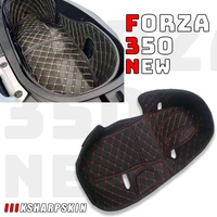 new motorcycle storage box leather accessories trunk lining seat bucket pad protector for honda forza 300 350 nss350 forza350