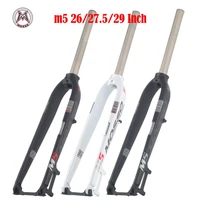 mosso m5 fork mtb 2627 529 mountain bike suspension bicycle rigid fork aluminum alloy front fork for disc brake 160mm cycling