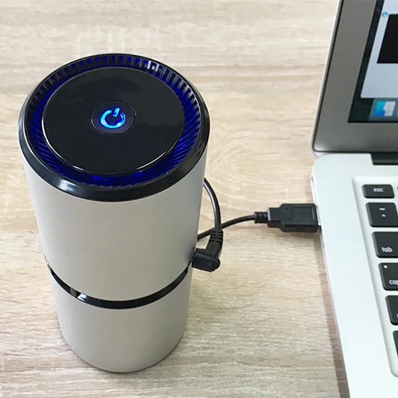 Автомобильный очиститель воздуха мини портативный с отрицательными ионами