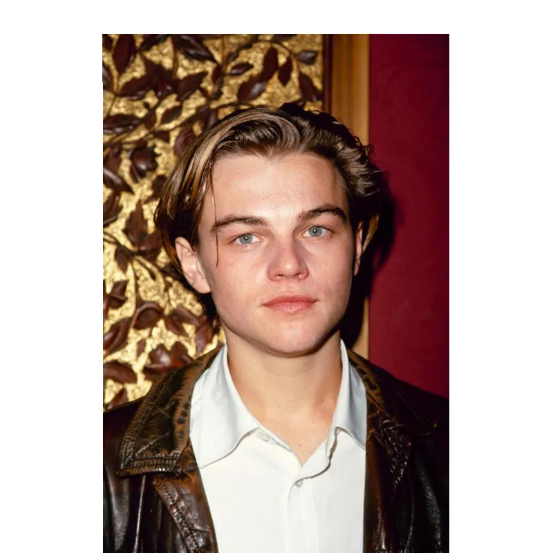 Настенный холщовый постер на заказ Леонардо ДиКаприо картина 27x40 см для