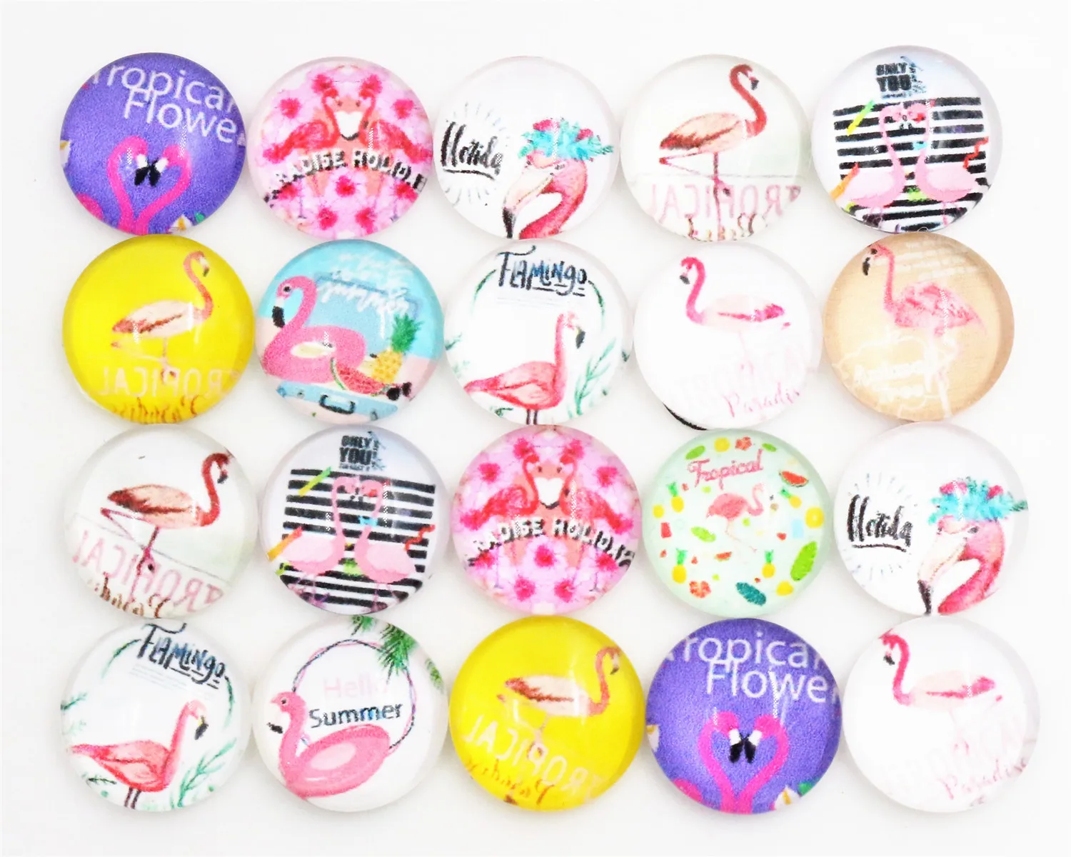 50 шт./лот 12 мм фото стекло Кабошоны Смешанные цвета кабошоны для браслета серьги