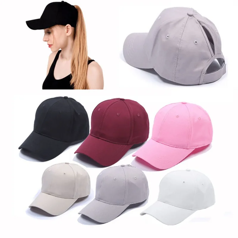 

2021 Ponytail Baseball Cap Women Snapback Dad Hat Mesh Trucker Caps Messy Bun Summer Hat Female Adjustable Hip Hop Hats