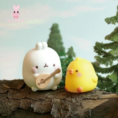 Molang кролик Кемпинг Набор фигурок игрушки Южная Корея экшн-модель подарок на день